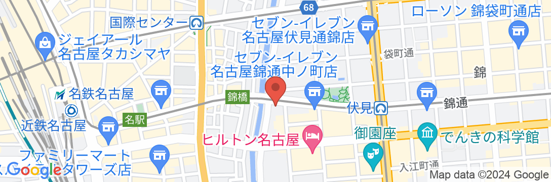 名古屋ビーズホテルの地図