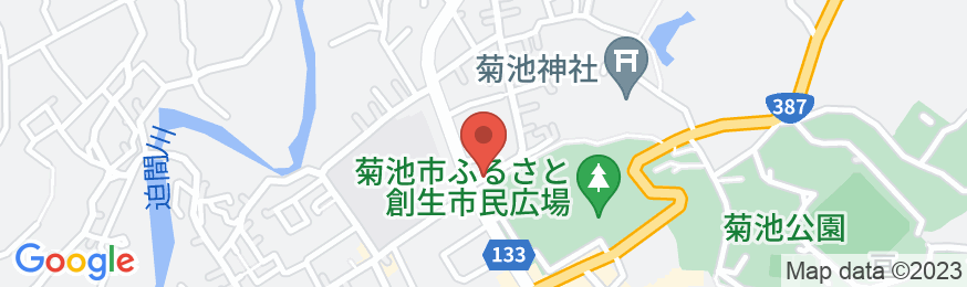 菊池温泉 城乃井旅館の地図