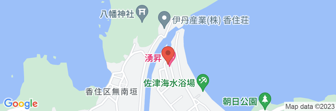 佐津温泉 湧昇(ゆうしょう)の地図