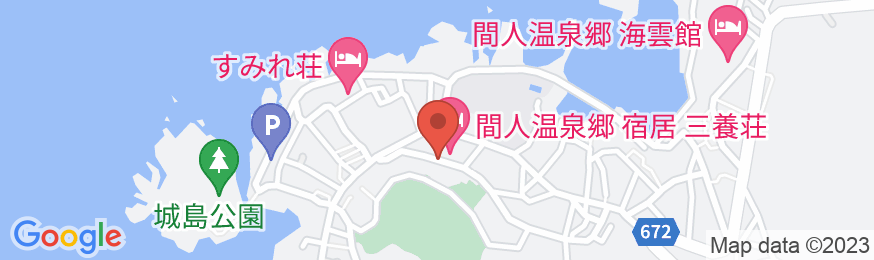 間人温泉郷 宿居 三養荘の地図