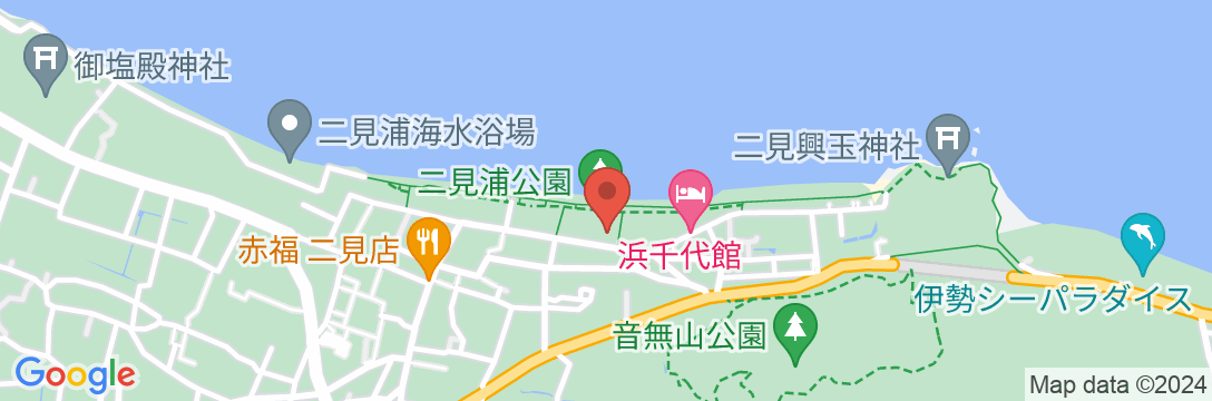 二見浦 麻野館の地図