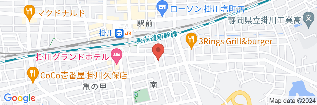 スマイルホテル掛川の地図