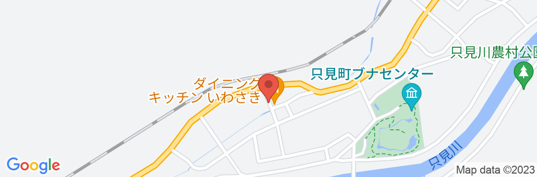 奥会津・只見町 民宿 いわさき荘の地図