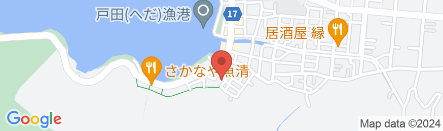 戸田温泉 磯割烹の宿 山市の地図