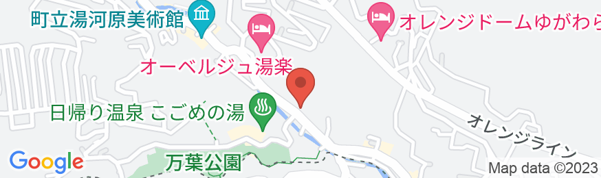 湯河原温泉 島崎藤村ゆかりの宿 伊藤屋の地図