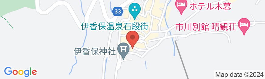 伊香保温泉 横手館の地図