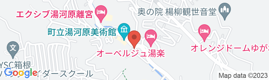 湯河原温泉 源泉宿 ゆっくりの地図
