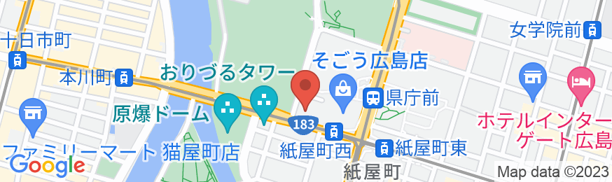 ホテル メルパルク広島の地図
