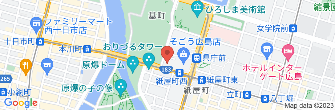 ホテル メルパルク広島の地図