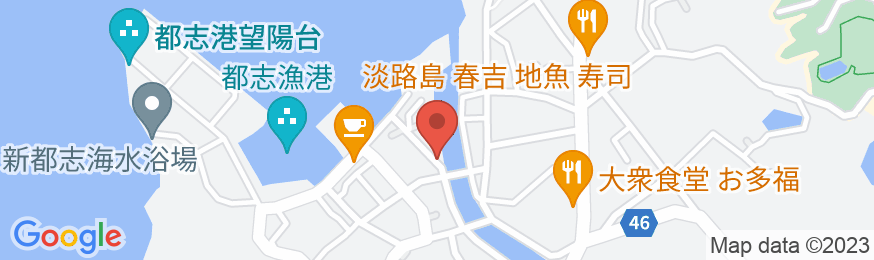 淡路島 民宿 よど荘の地図