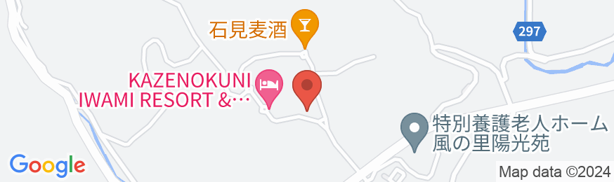 KAZENOKUNI IWAMI RESORT&STAYSの地図