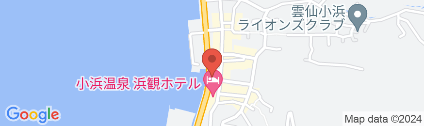 小浜温泉 春陽館(しゅんようかん)の地図