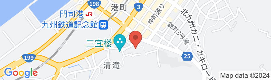 旅館 むつみ関門荘の地図