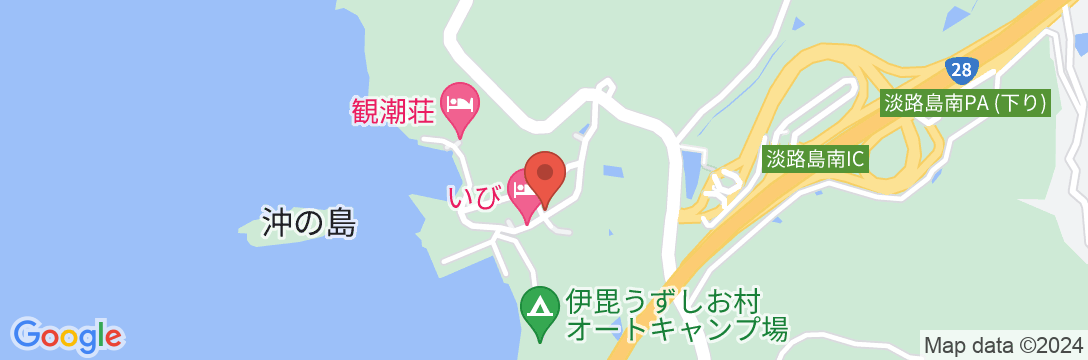淡路うずしお温泉 民宿 しら波荘 <淡路島>の地図