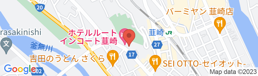 ホテルルートインコート韮崎の地図
