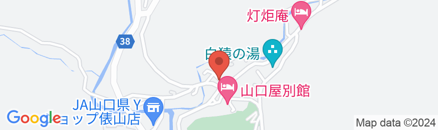 俵山温泉 たまや旅館<山口県>の地図