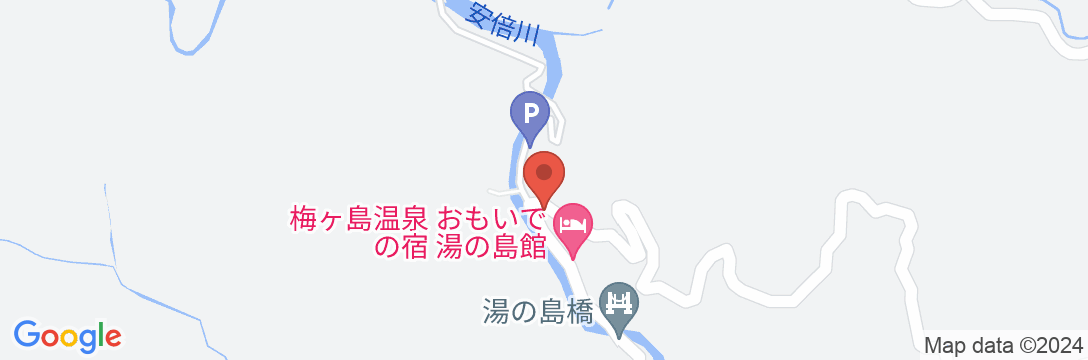 梅ヶ島温泉 旅館いちかわの地図