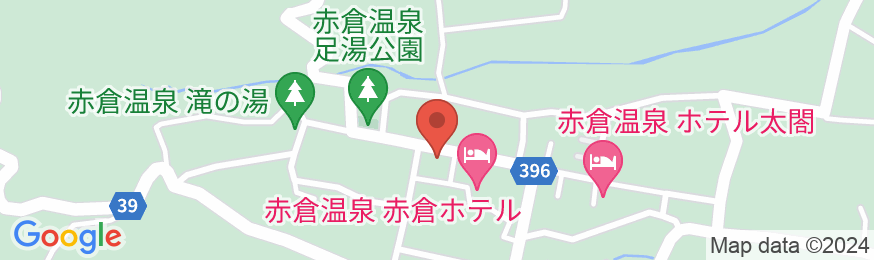 赤倉温泉 板倉旅館の地図
