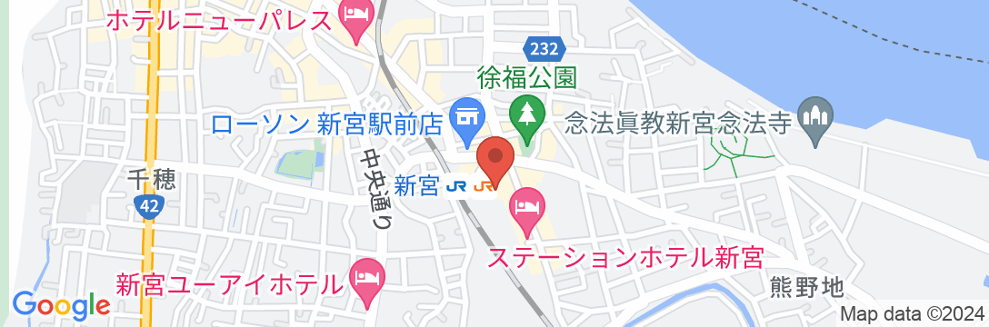 ビジネスホテル美郷の地図