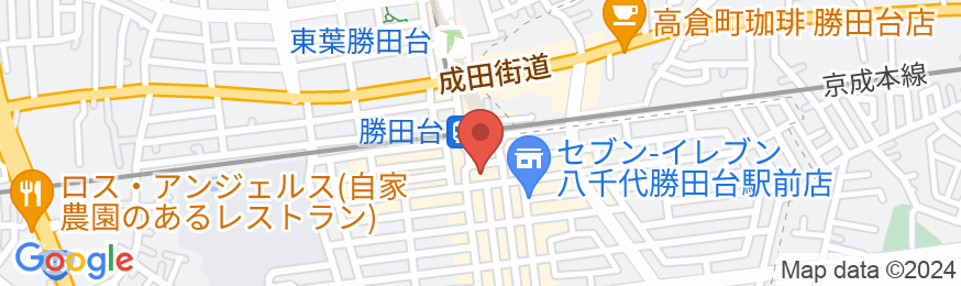 ベッセルイン八千代勝田台駅前の地図