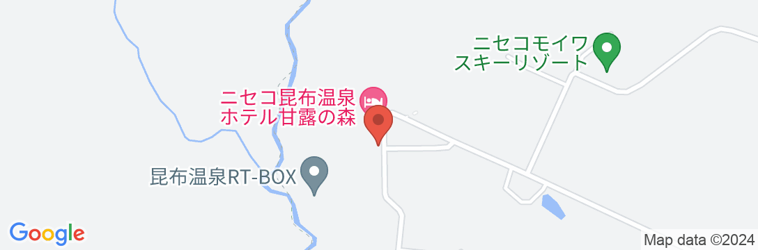 ニセコ昆布温泉 ホテル甘露の森の地図