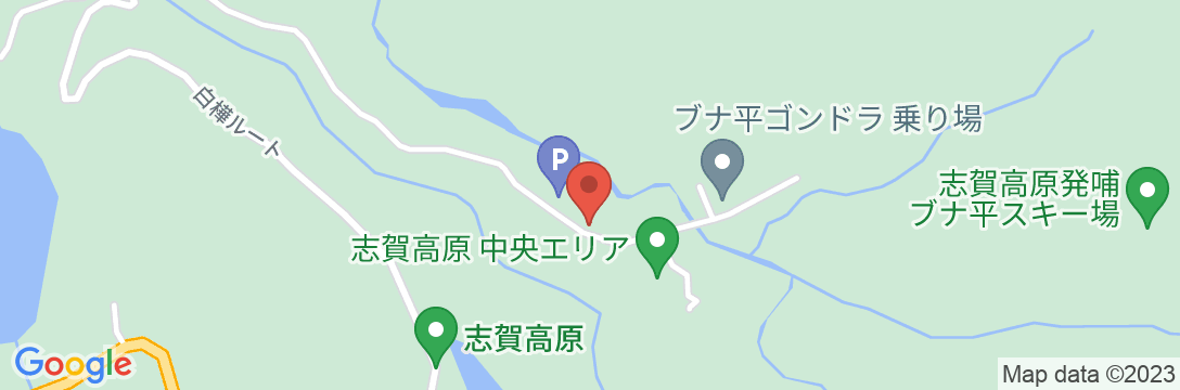 志賀山温泉 アスペン志賀の地図