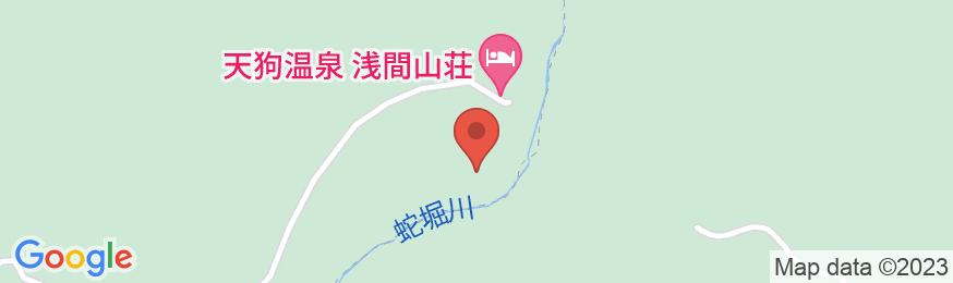 天狗温泉 浅間山荘の地図