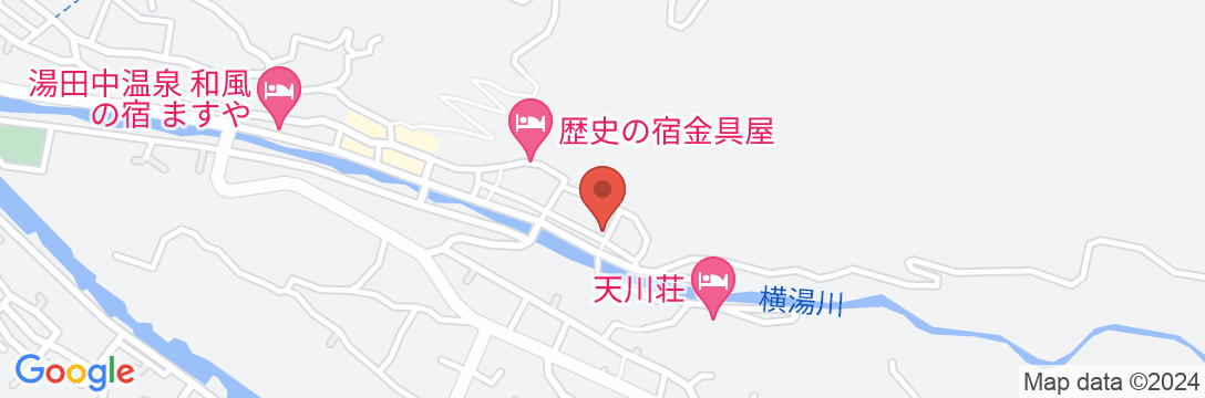 渋温泉 金喜ホテルの地図