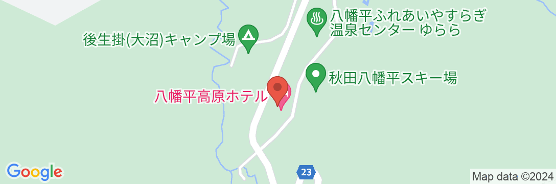 八幡平温泉郷 八幡平高原ホテルの地図