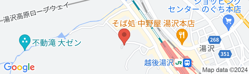 越後湯沢温泉 KKR湯沢ゆきぐに(国家公務員共済組合連合会湯沢保養所)の地図
