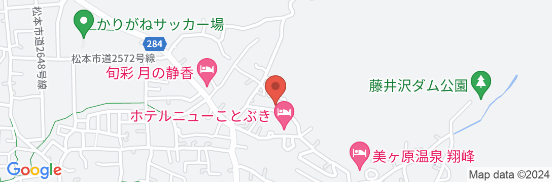 美ヶ原温泉 丸中旅館の地図