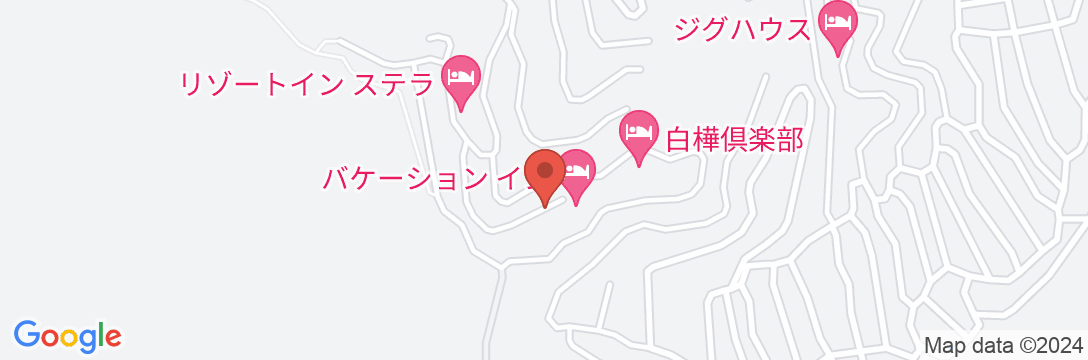 貸切ラジウム鉱石天然温泉宿 ペンションOwl(アウル)姫木の地図