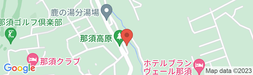 那須湯本温泉 湯川屋旅館 遊季荘の地図