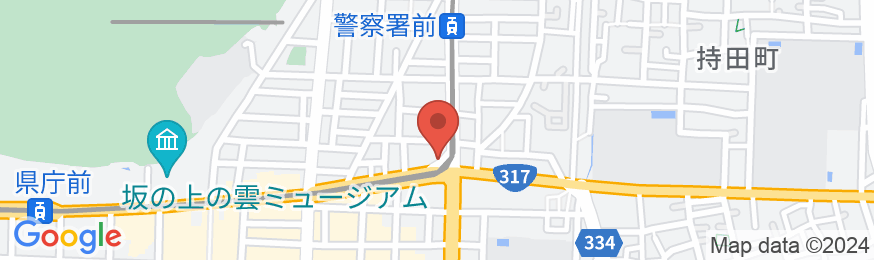 アビスイン道後・松山の地図