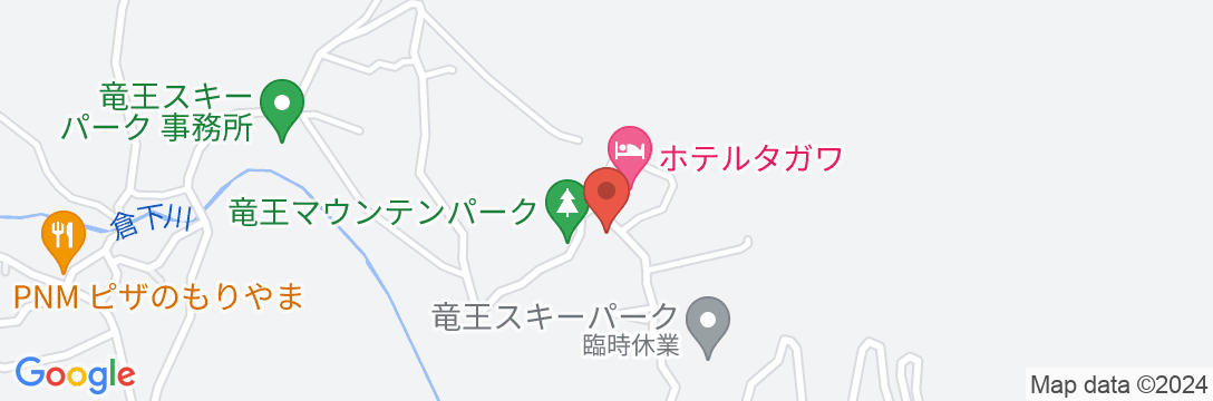 北志賀高原 ホテル竜王の地図