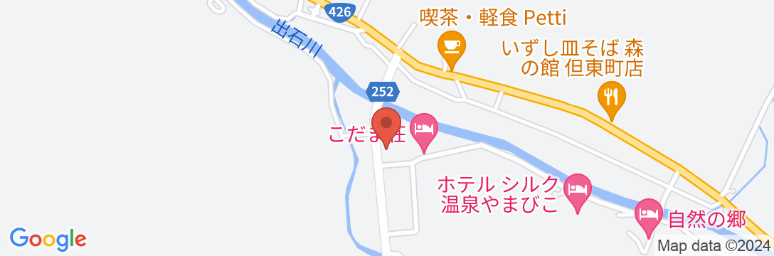 こだま荘の地図