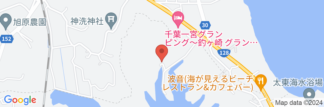 Space haku(旧 美食と癒しの宿 湖畔荘)の地図