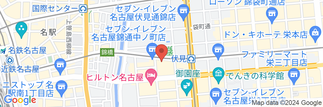 名古屋観光ホテルの地図