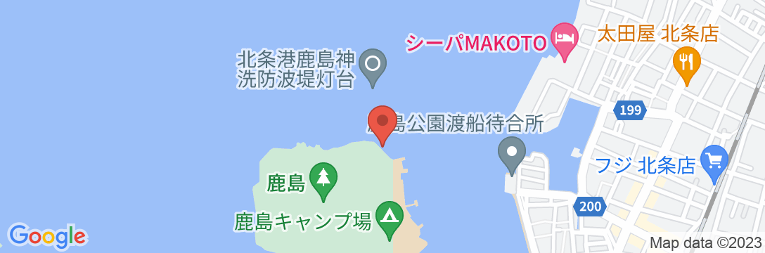 割烹旅館 太田屋 鹿島店の地図