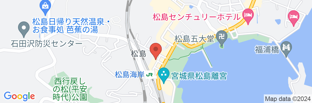 松島温泉 ホテル大松荘の地図