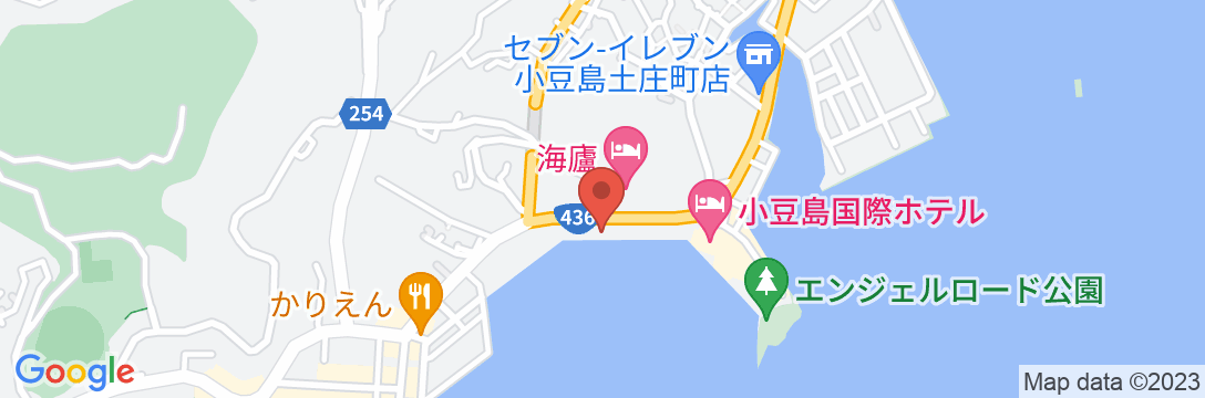 海辺の宿 入舟 <香川県・小豆島>の地図