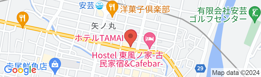 ホテルTAMAIの地図