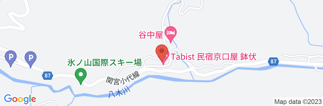 Tabist 民宿京口屋 鉢伏の地図