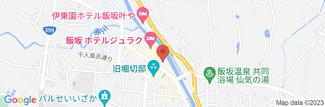 飯坂温泉 旅館 千歳の地図