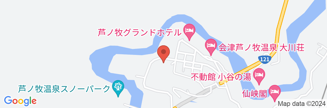 会津芦ノ牧温泉 丸峰観光ホテルの地図
