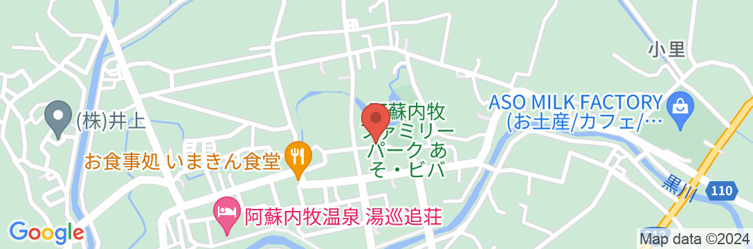 阿蘇内牧温泉 五岳ホテルの地図