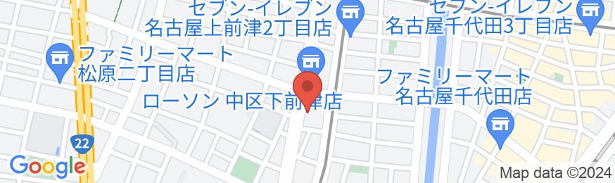 ホテルルートイン名古屋東別院の地図