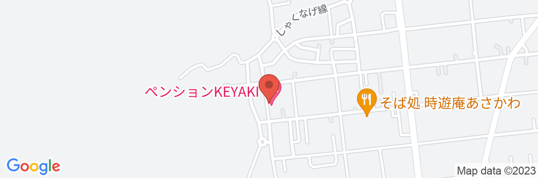 穂高温泉 ペンションKEYAKI(欅)の地図