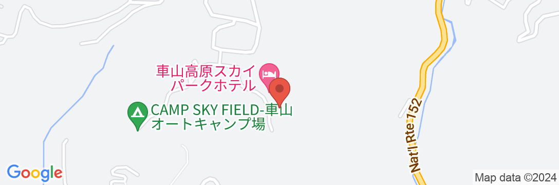 【天空の楽園】車山高原スカイパークホテルの地図
