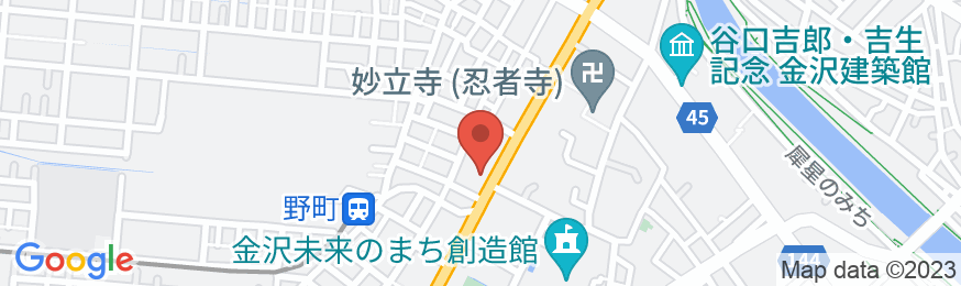 アパホテル〈金沢野町〉の地図